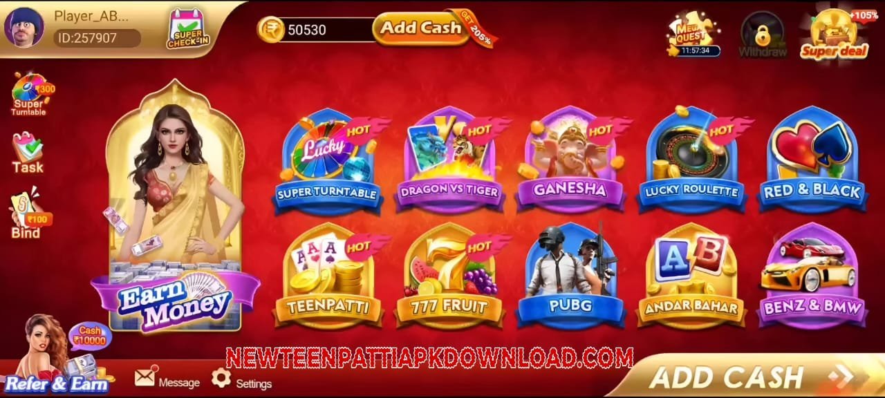 Teenpatti Gold All Available Real Cash Game!