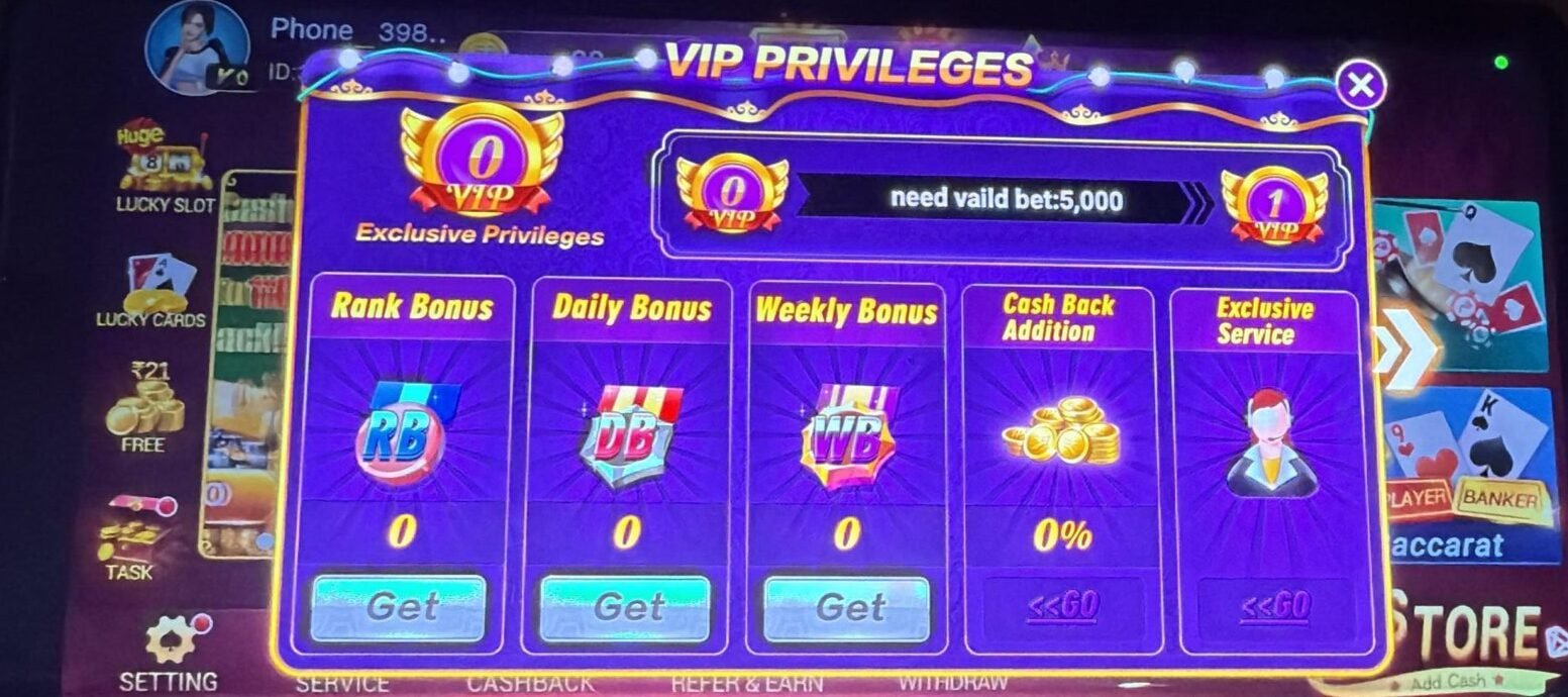 Teen Patti Refer And Earn Vip