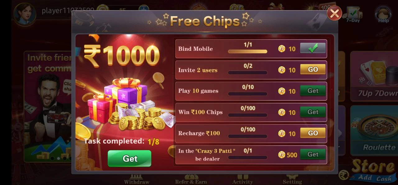 Teen Patti Refer And Earn Money