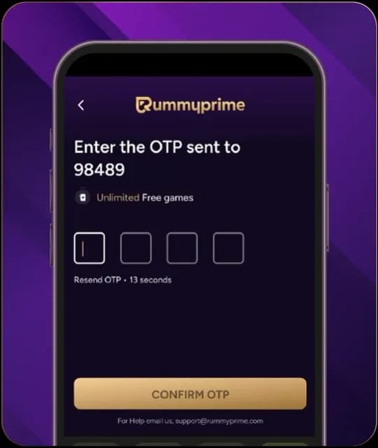 Rummy Prime App में Account कैसे बनाएँ?